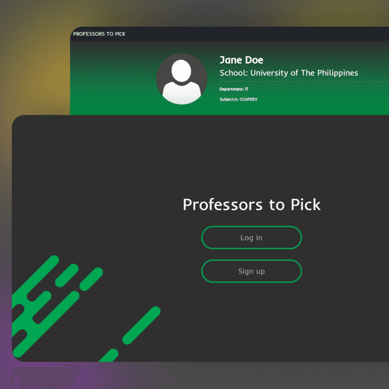 Profs To Pick